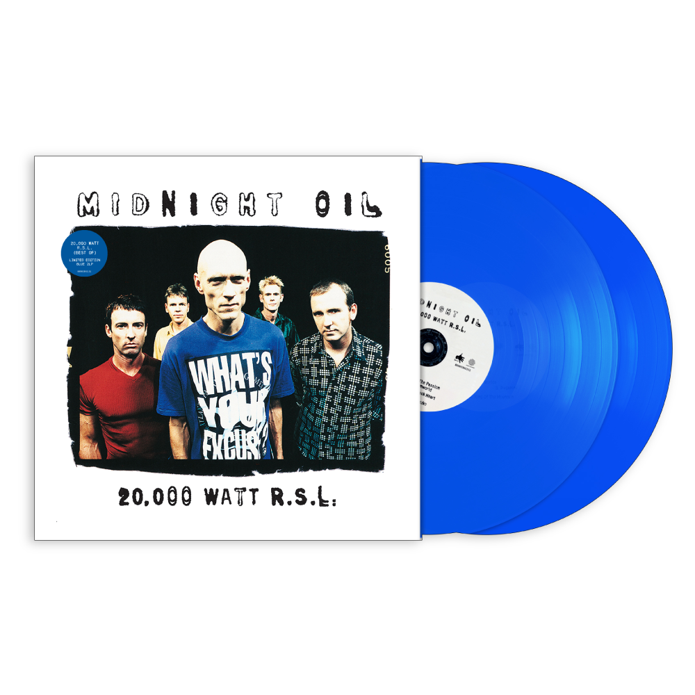 Midnight Oil / 20,000 WATT R.S.L. (BEST OF) 2xLP Blue Vinyl