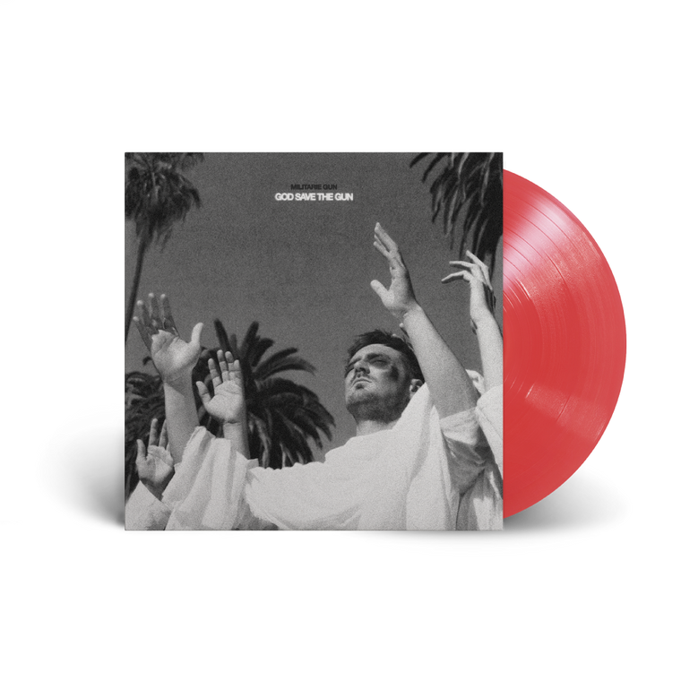 Militarie Gun / God Save The Gun LP Indie Exclusive Translucent Red Vinyl