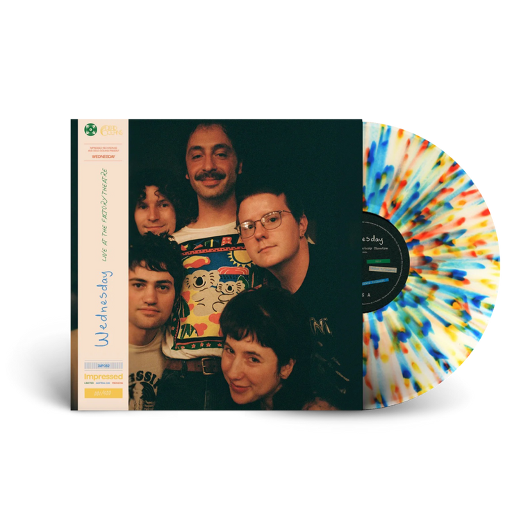 Wednesday / Live At The Factory Theatre LP Multi-Coloured Splatter Vinyl