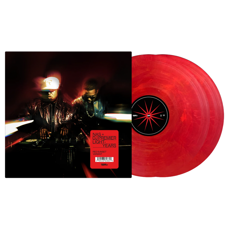 Nas & DJ Premier / Light-Years 2xLP Red Vinyl ***PRE-ORDER***