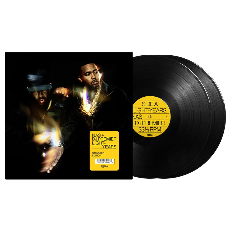 Nas & DJ Premier / Light-Years 2xLP Black Vinyl ***PRE-ORDER***