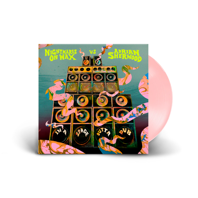 Nightmares on Wax x Adrian Sherwood / In A Space Outta Dub LP Light Rose Vinyl ***PRE-ORDER***