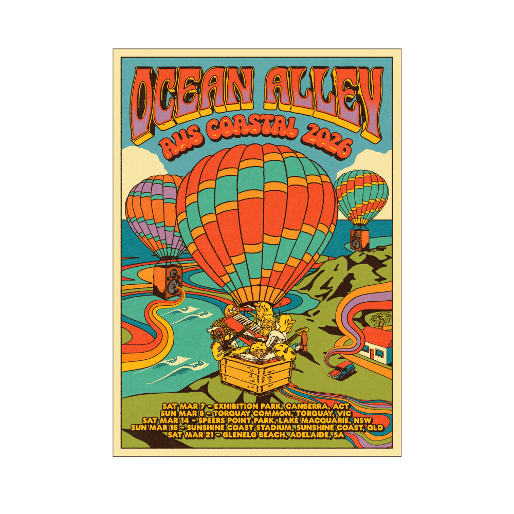 Ocean Alley / 2026 AUS NZ Tour: Coastal Poster (Signed)