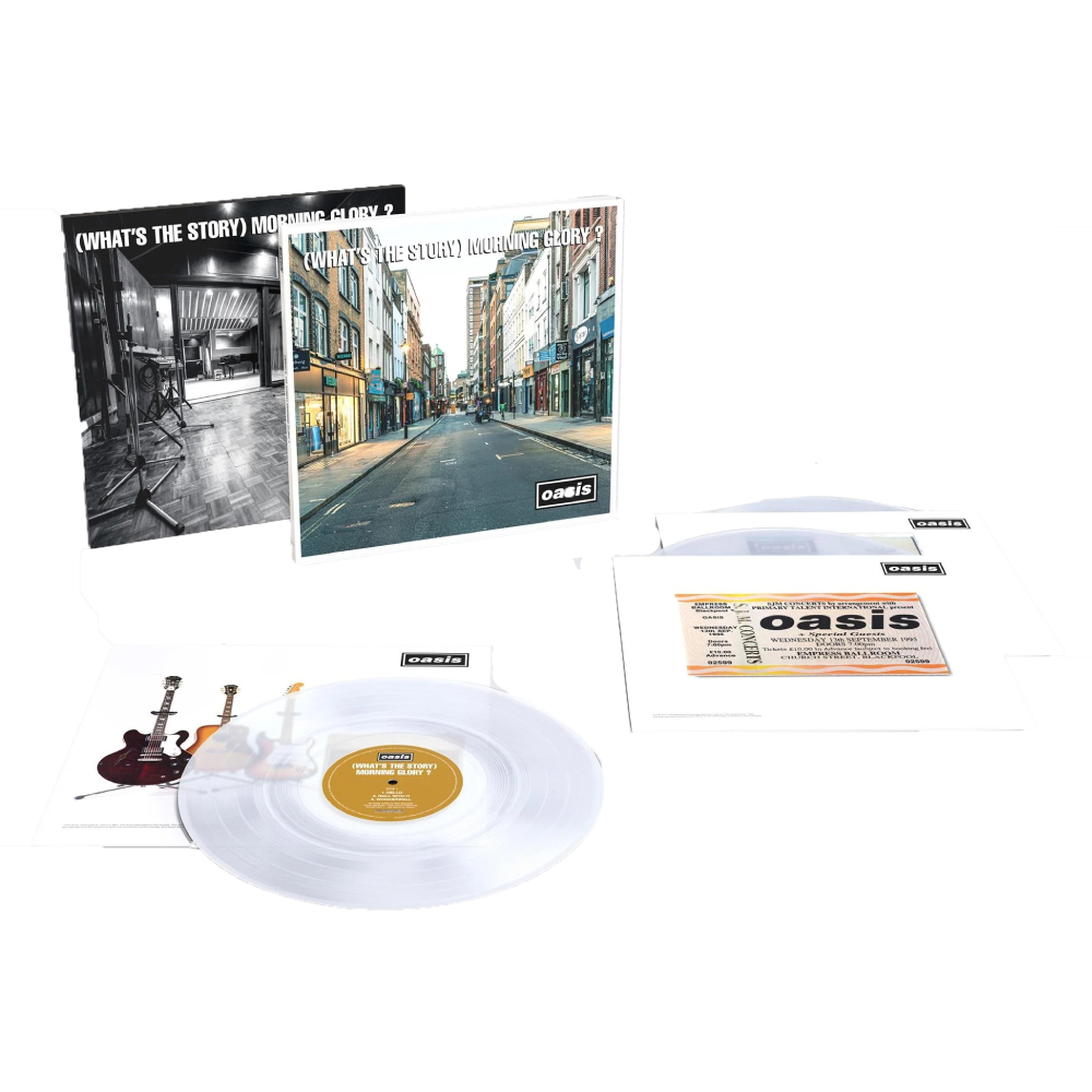 Oasis / (What's The Story) Morning Glory? 3xLP 30th Anniversary Deluxe Crystal Clear Vinyl