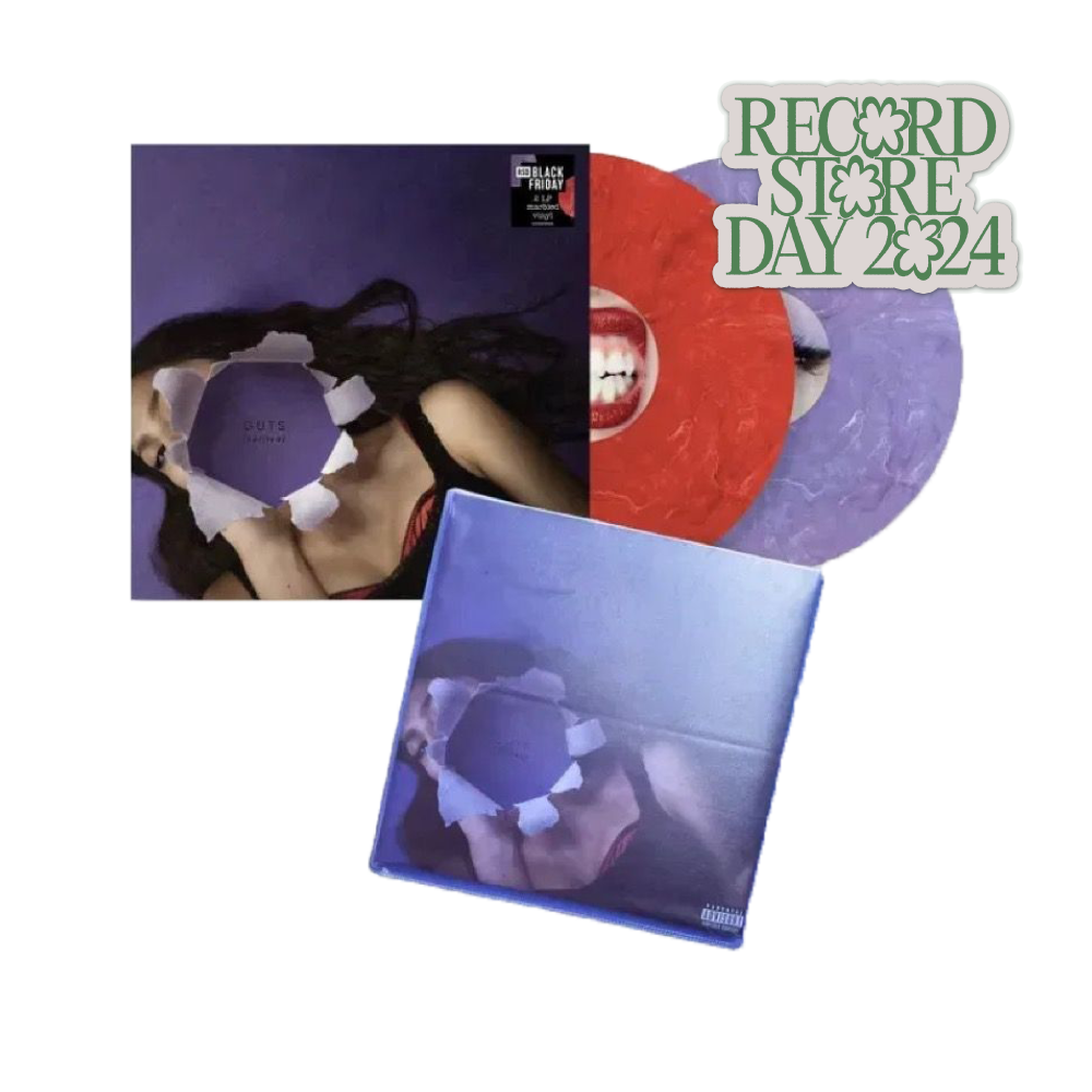 Olivia Rodrigo / GUTS (spilled) 2xLP Deluxe Red & Purple Marble Vinyl RSD 2024