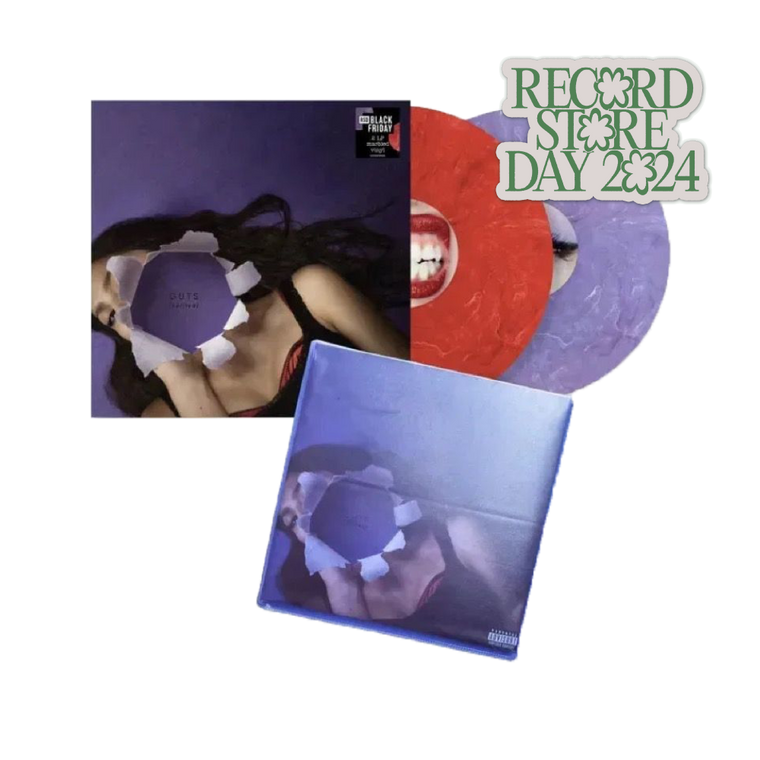 Olivia Rodrigo / GUTS (spilled) 2xLP Deluxe Red & Purple Marble Vinyl RSD 2024