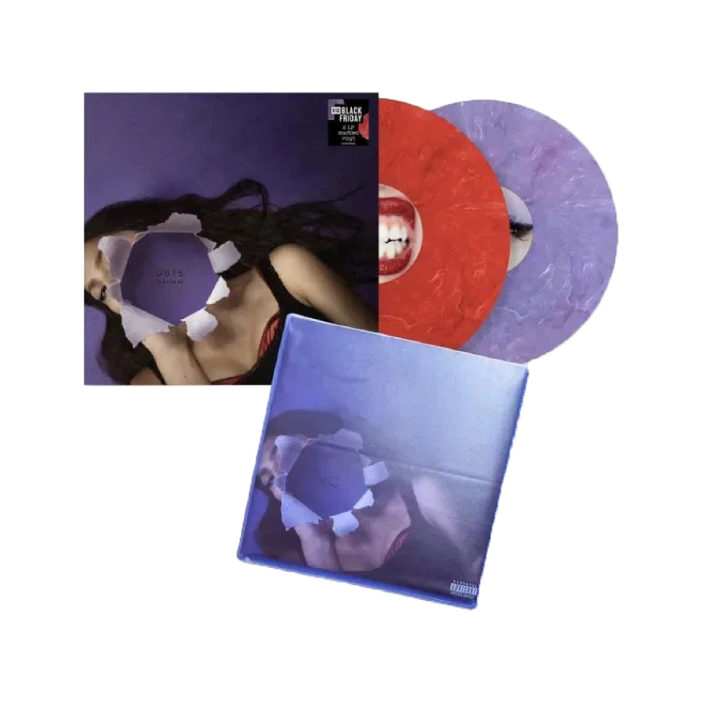 Olivia Rodrigo / GUTS (spilled) 2xLP Deluxe Red & Purple Marble Vinyl RSD 2024