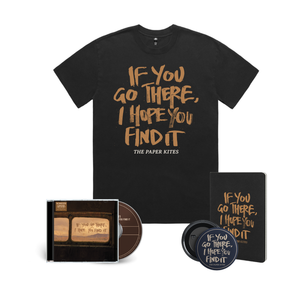 The Paper Kites / If You Go There, I Hope You Find It CD, Black T-Shir ...
