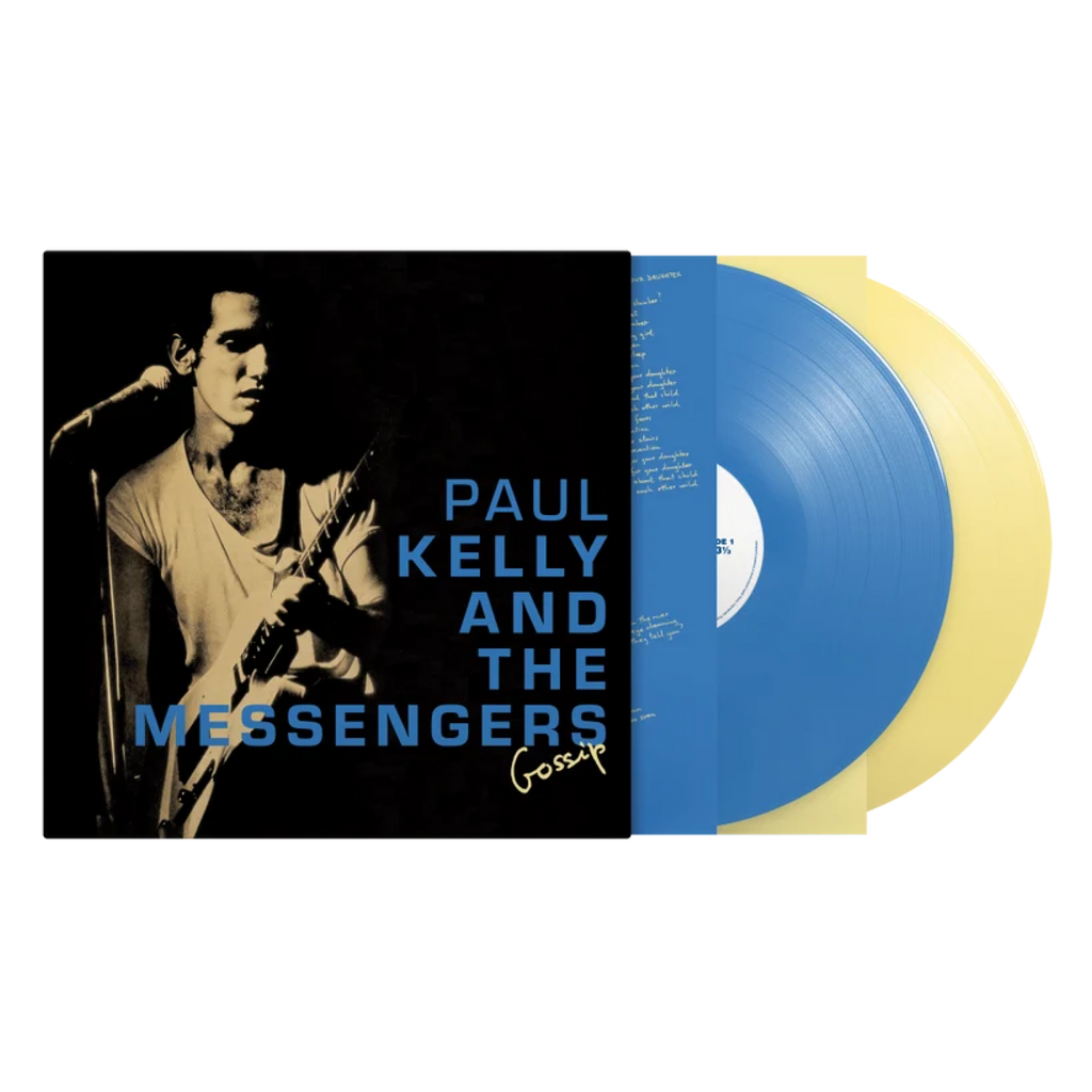 Paul Kelly, The Messengers / Gossip 2xLP 40th Anniversary Blue & Yellow Vinyl