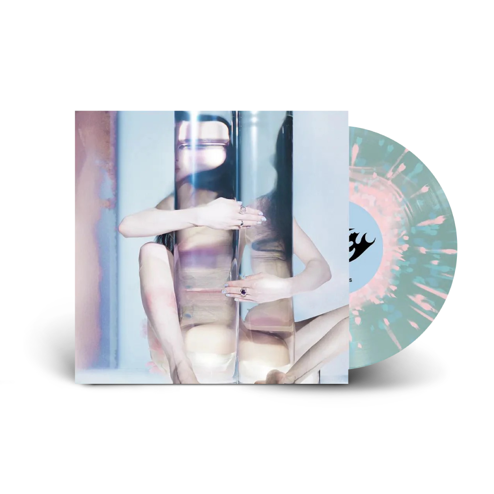 Poppy / Empty Hands LP Pink in Ice Blue w/ Pink & Blue Splatter Vinyl