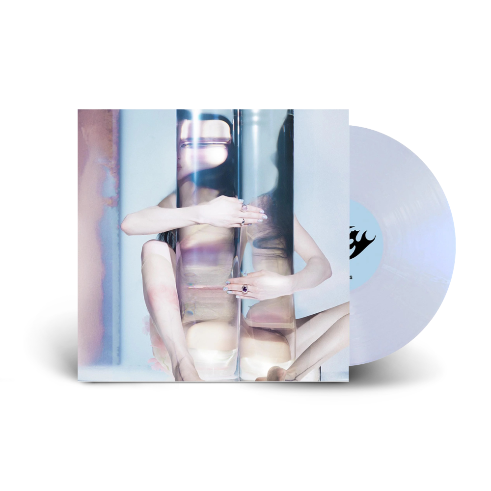 Poppy / Empty Hands LP Iridescent White w/ Blue Marble Vinyl