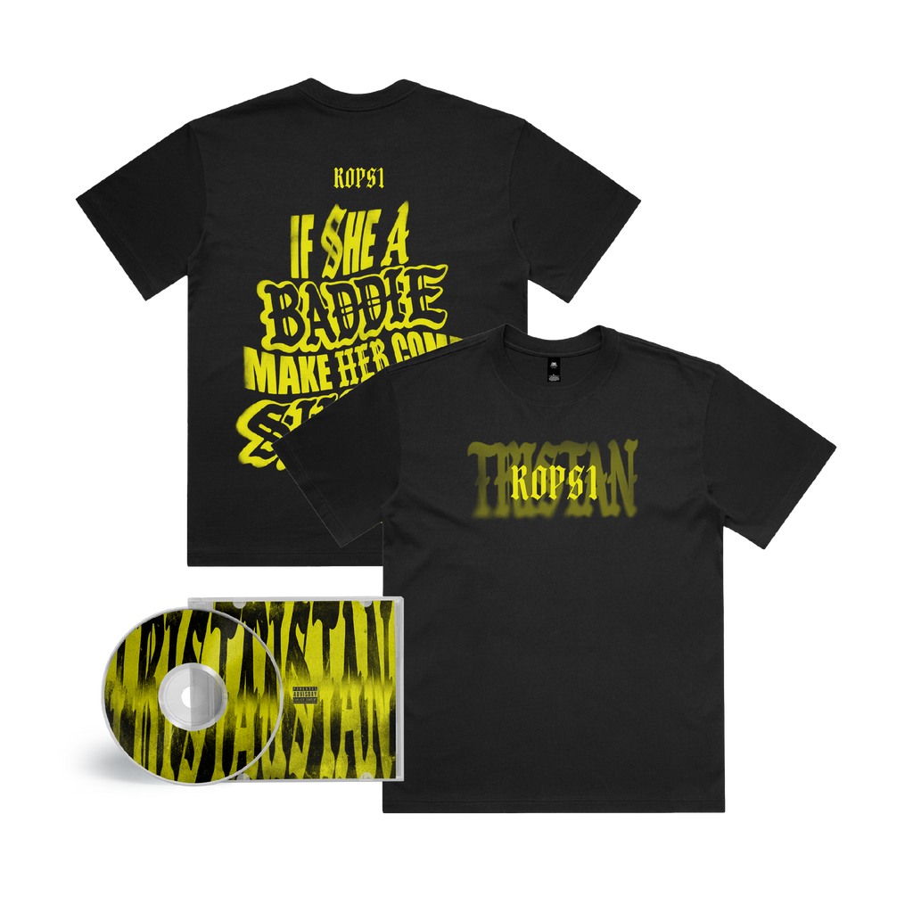 Rops1 / TRISTAN CD & Shake It Black Tee Bundle ***PRE-ORDER***