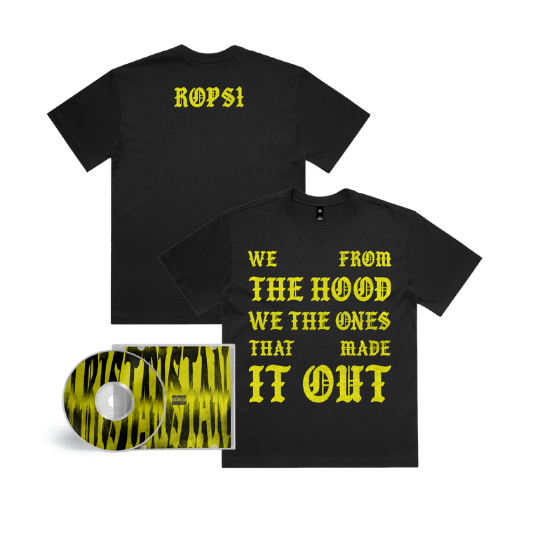 Rops1 / TRISTAN CD & Troops Black Tee Bundle ***PRE-ORDER***