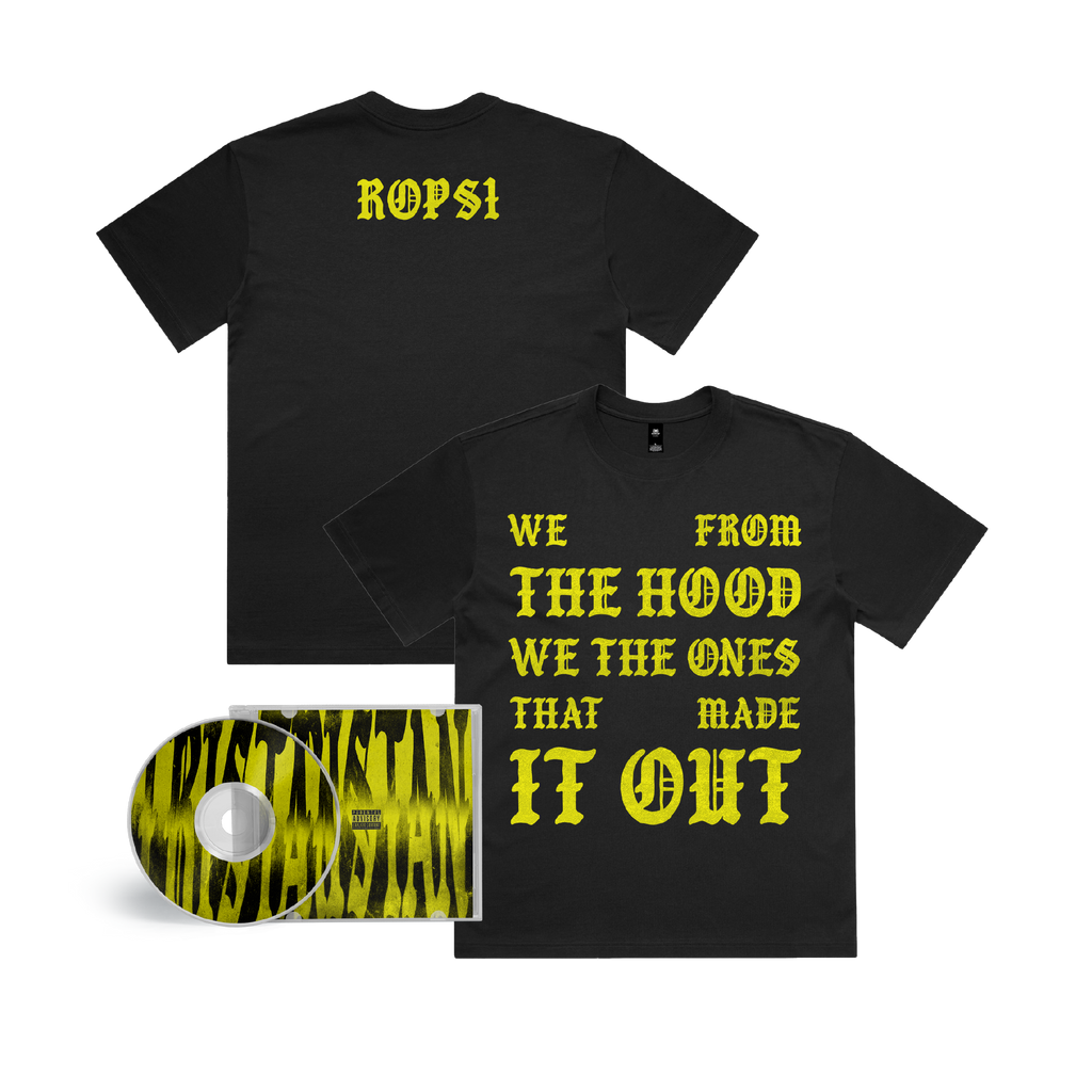Rops1 / TRISTAN CD & Troops Black Tee Bundle ***PRE-ORDER***