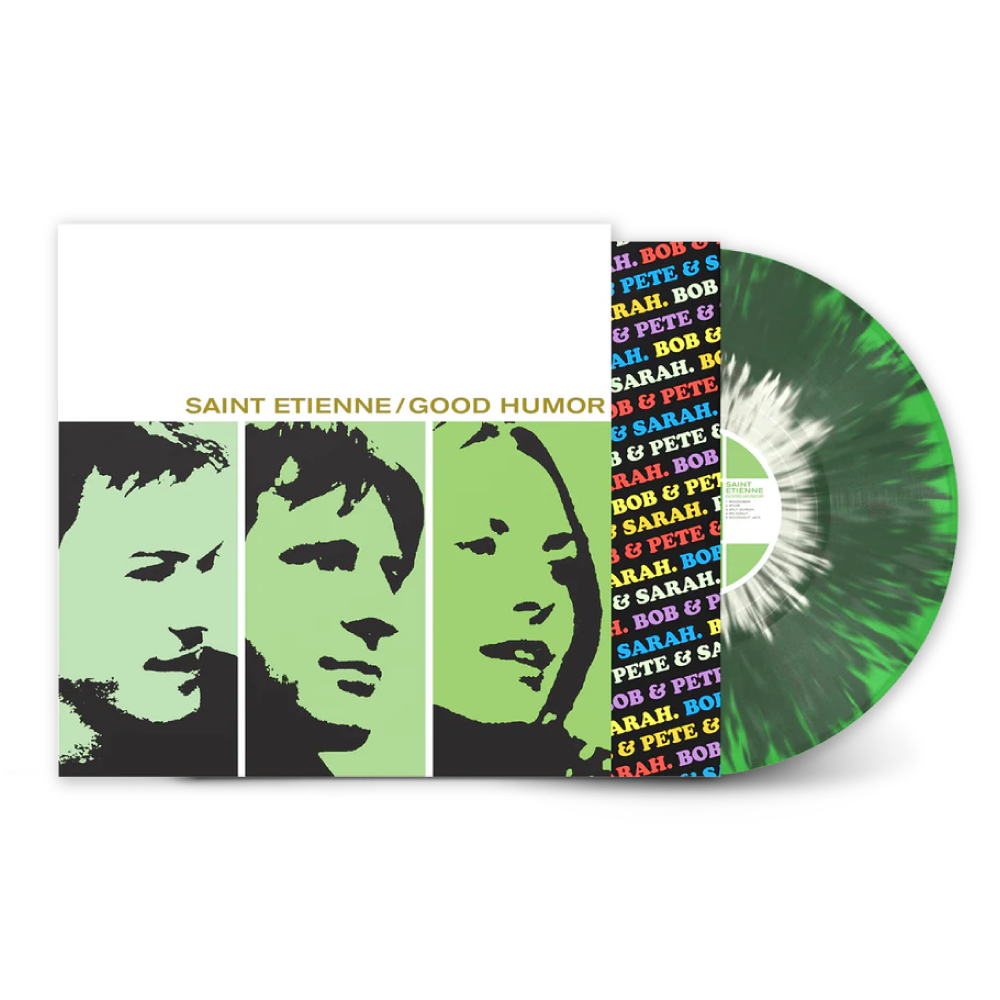 Saint Etienne / Good Humor LP Green Transparent with Dark Green & White Splatter Vinyl