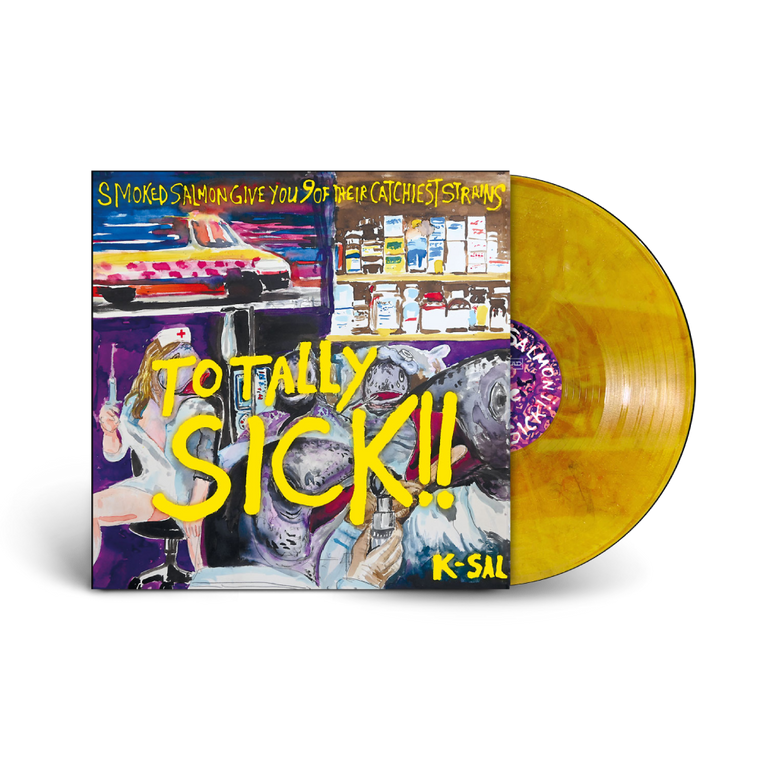 Smoked Salmon / Totally Sick!! LP Green Vinyl