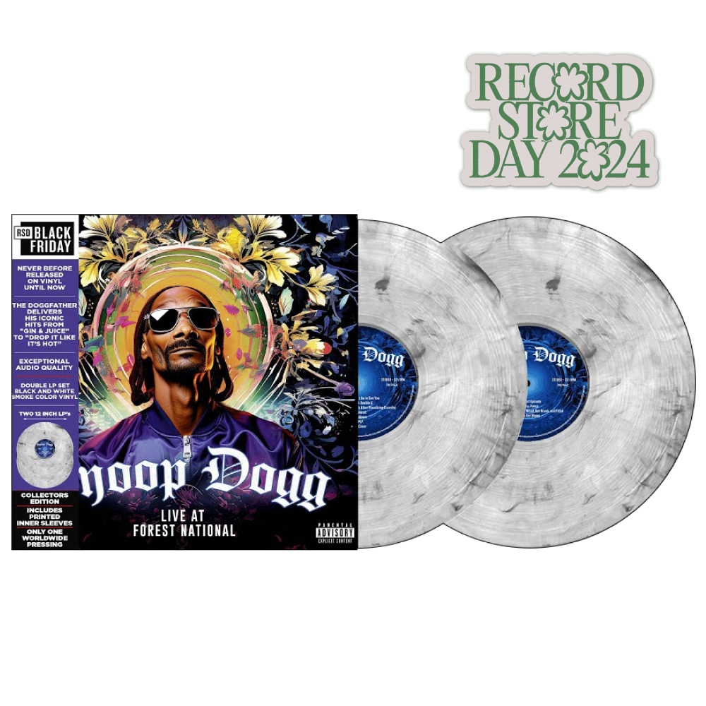 Snoop Dogg / Live At Forest National 2005 2xLP Limited Black & White Smoke Effect Vinyl RSD 2024