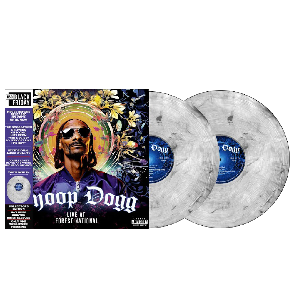 Snoop Dogg / Live At Forest National 2005 2xLP Limited Black & White Smoke Effect Vinyl RSD 2024