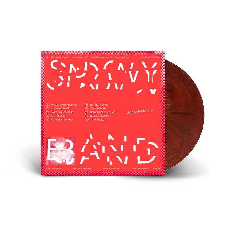 Snowy Band / Age Difference LP Regrind Maroon Vinyl