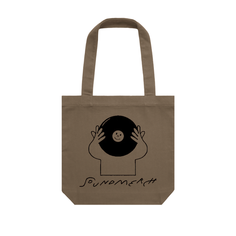 Record Head / Walnut Tote