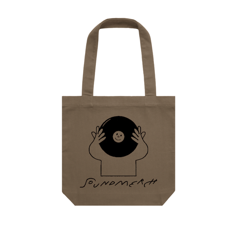 Record Head / Walnut Tote