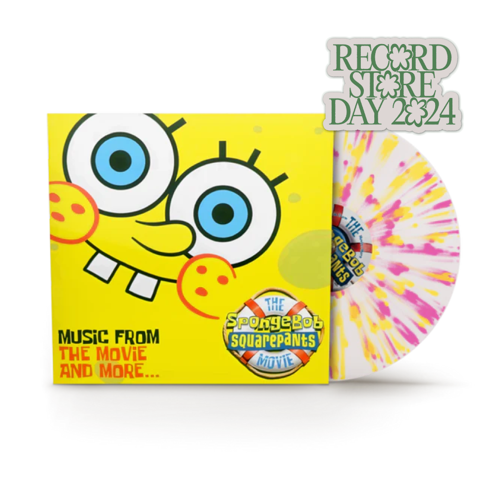 The SpongeBob SquarePants Movie Various LP Pink White Splatter Vinyl RSD 2024