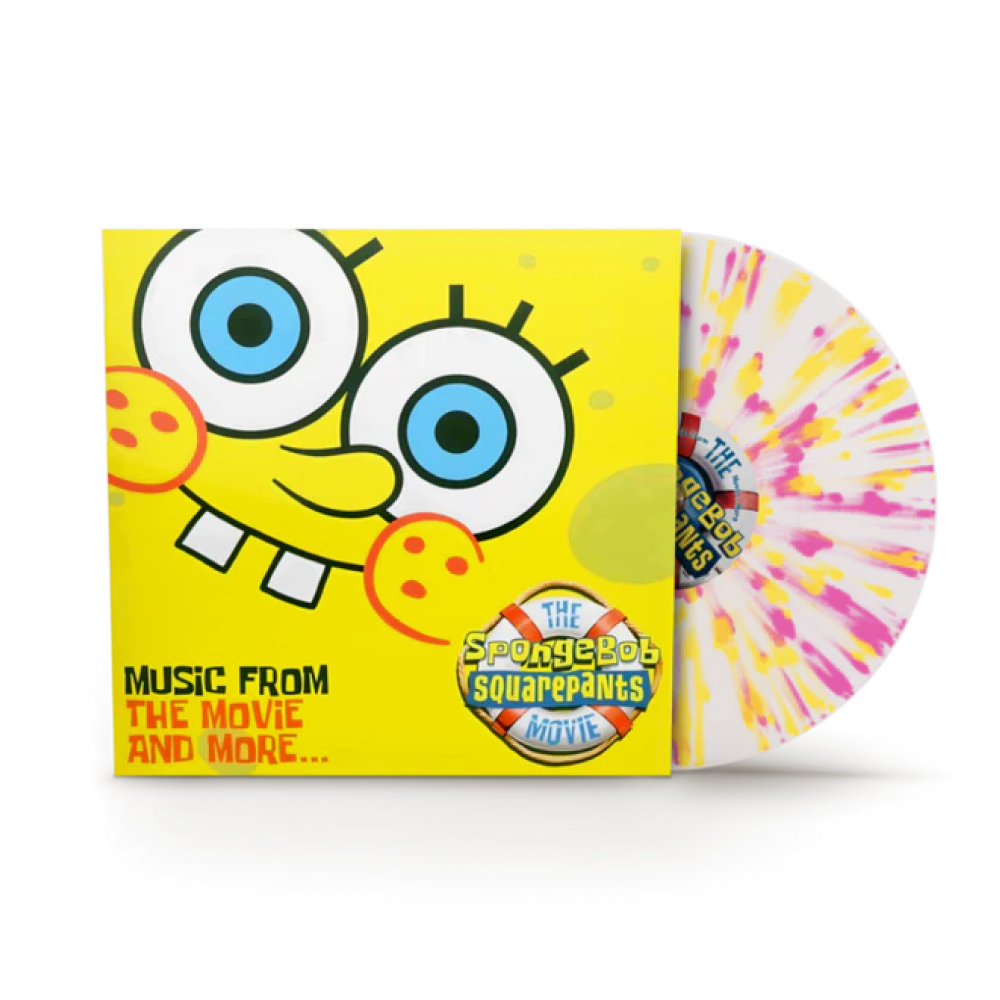 The SpongeBob SquarePants Movie / Various LP Pink & White Splatter Vinyl RSD 2024