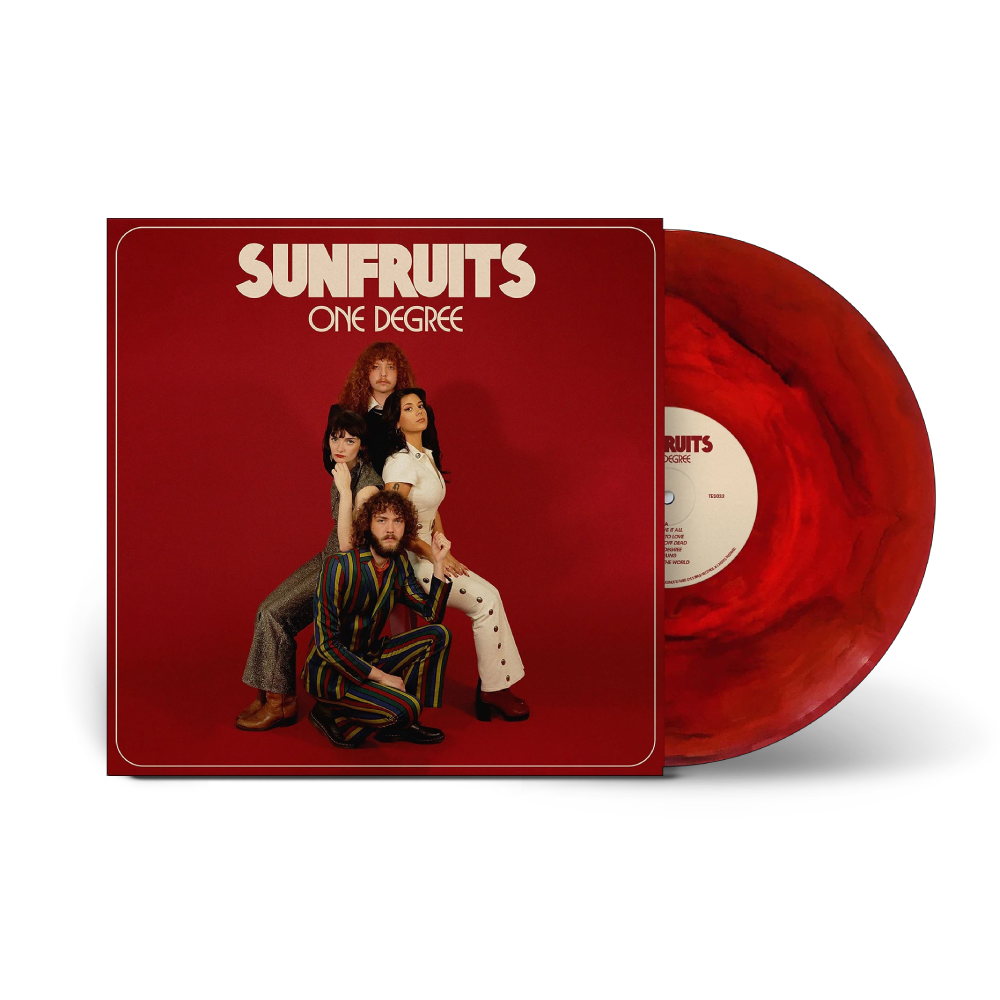 Sunfruits / One Degree LP Red & Black Marble Vinyl