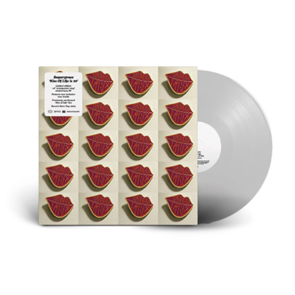 Supergrass / Kiss Of Life LP Transparent Recycled Vinyl RSD 2024