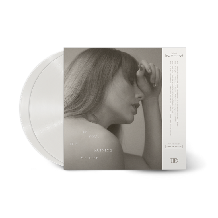 Taylor Swift / The Tortured Poets Department 2xLP Ghosted White Vinyl