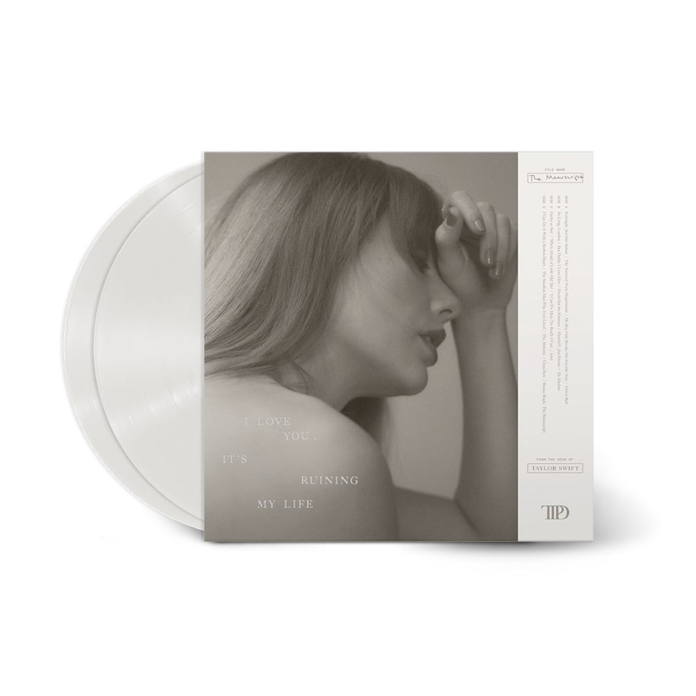 Taylor Swift / The Tortured Poets Department 2xLP Ghosted White Vinyl