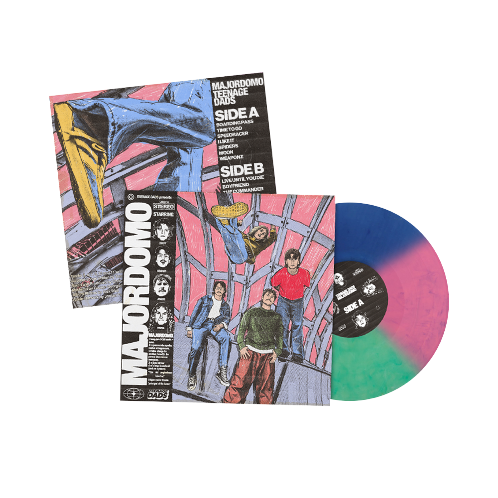 Teenage Dads / MAJORDOMO LP Lucky Dip Coloured Vinyl