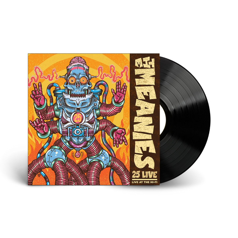 The Meanies / 25 Live LP Black Vinyl