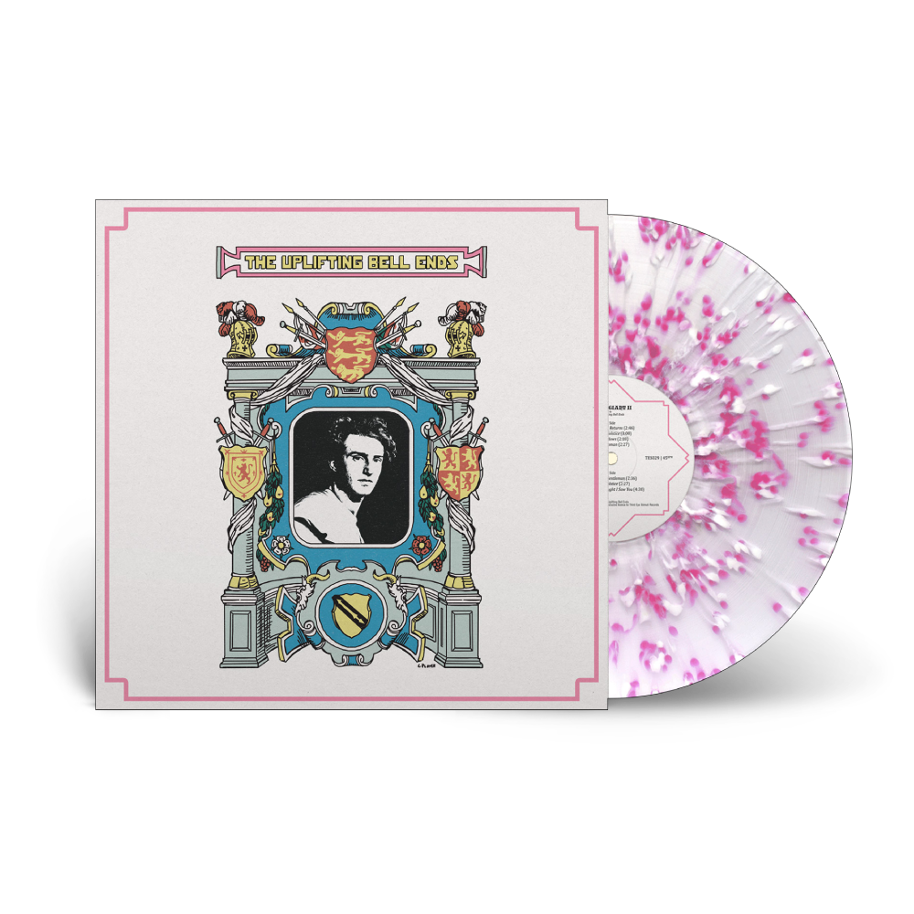 The Uplifting Bell Ends / Super Giant II LP Pink & White Splatter Vinyl