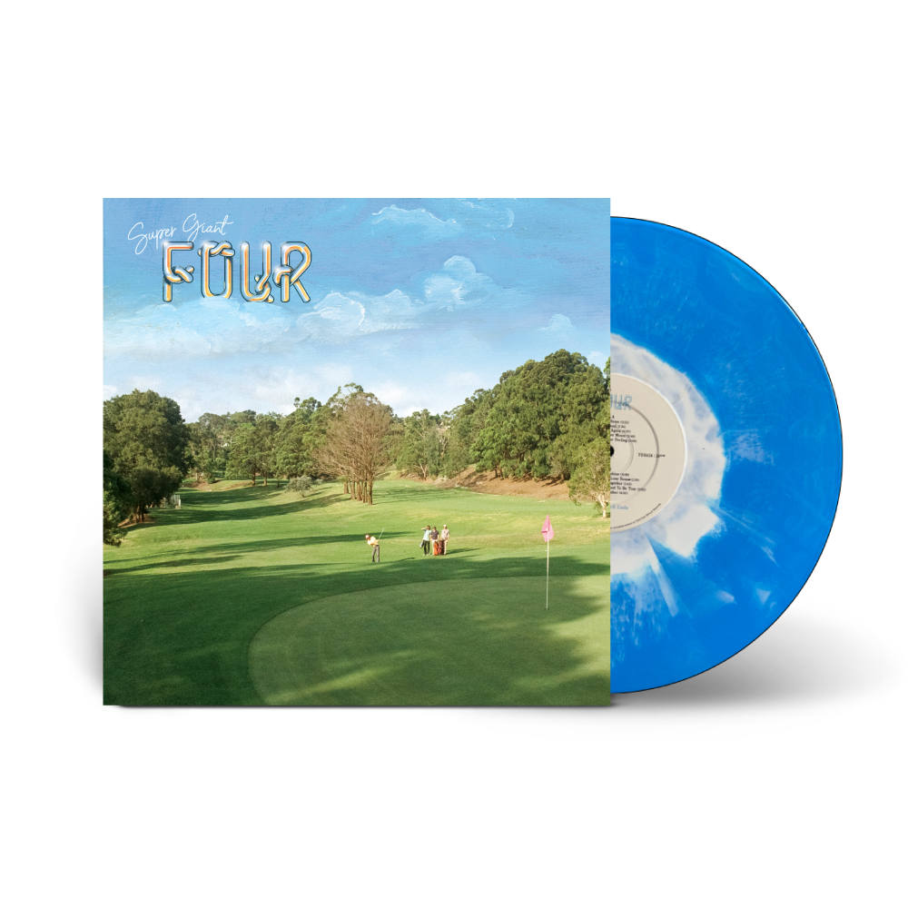 The Uplifting Bell Ends / Super Giant IV LP Blue Vinyl