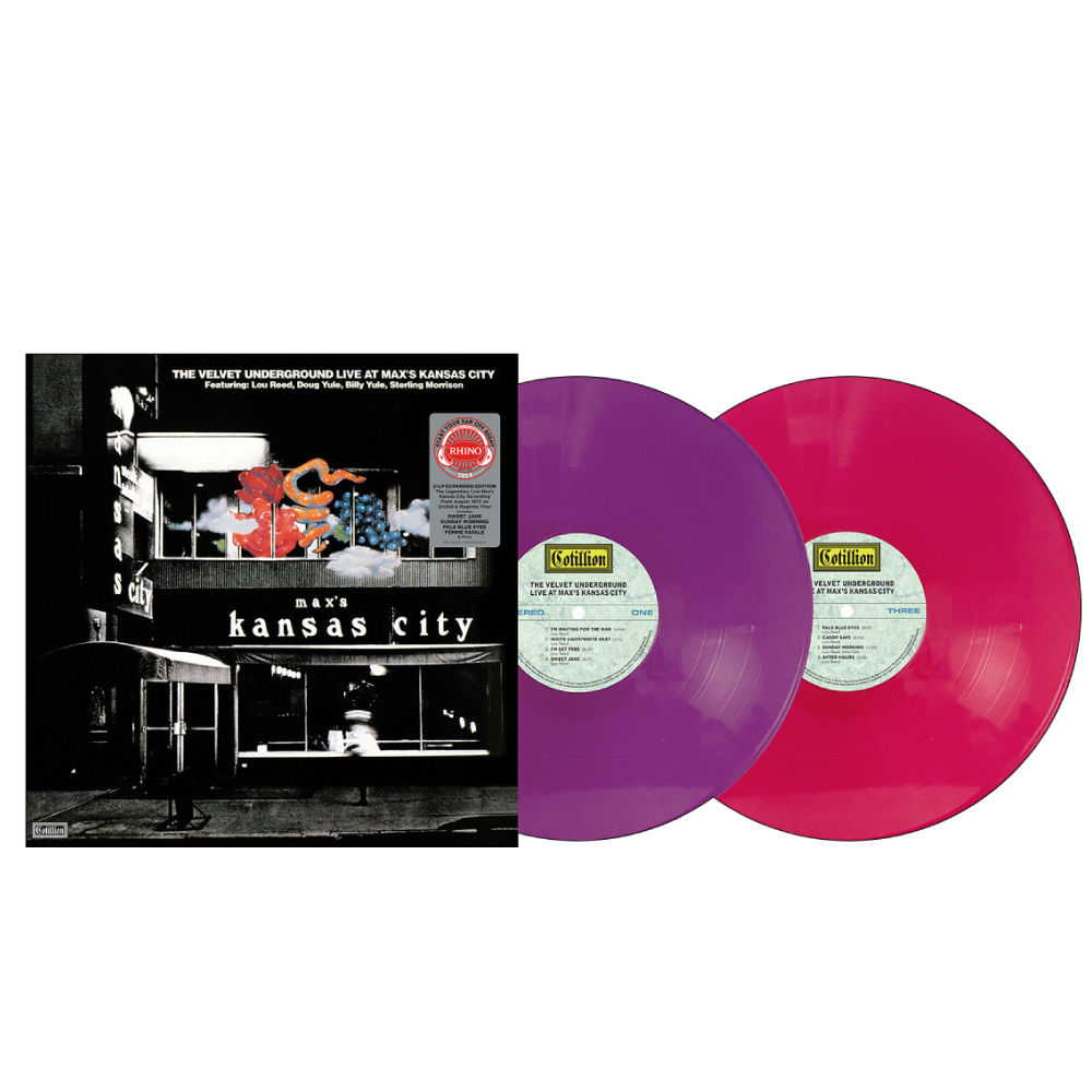 The Velvet Underground / Live At Max's Kansas City 2xLP Orchid & Magenta Vinyl