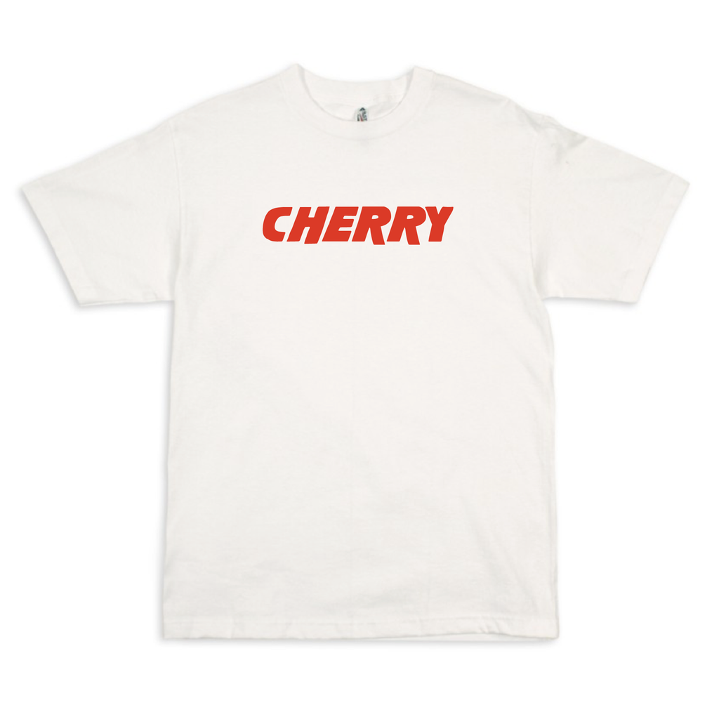 Cherry Logo / White T-shirt