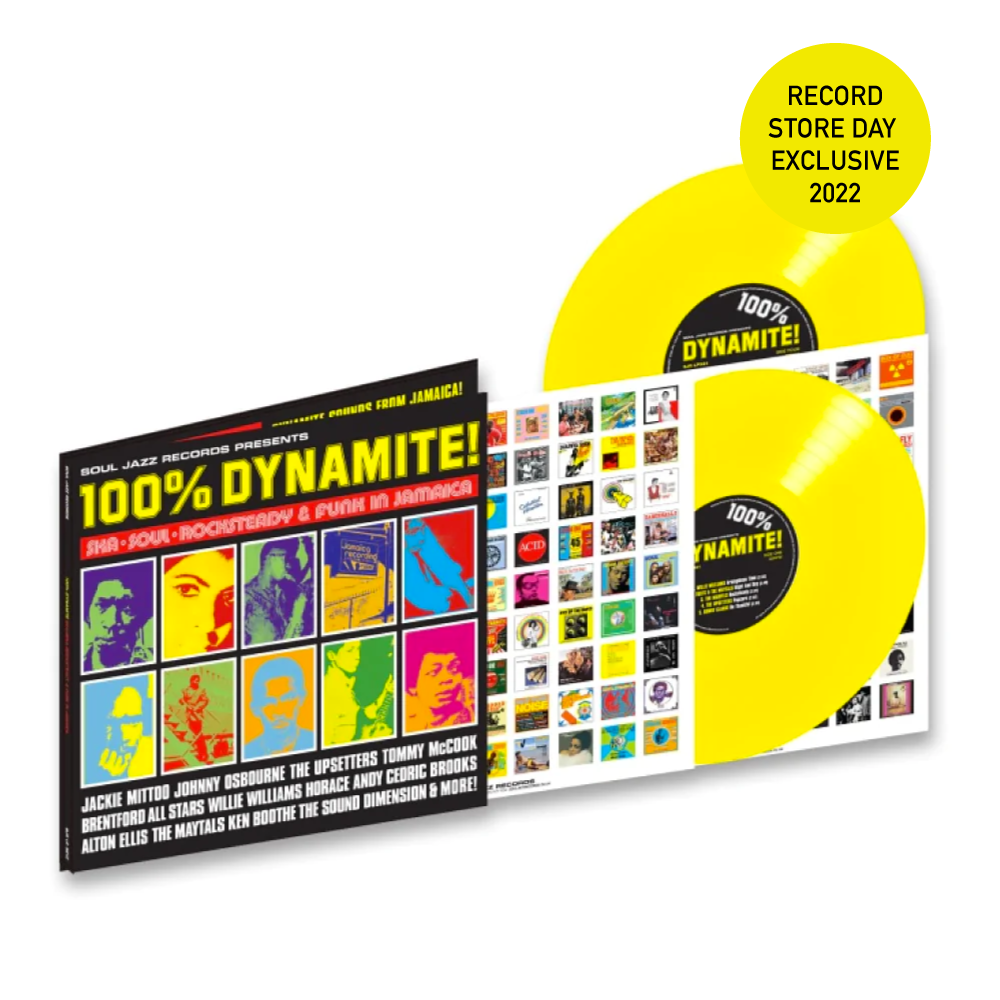 100% Dynamite: Ska, Soul, Rocksteady & Funk in Jamaica / Various 2xLP Yellow Vinyl RSD 2022