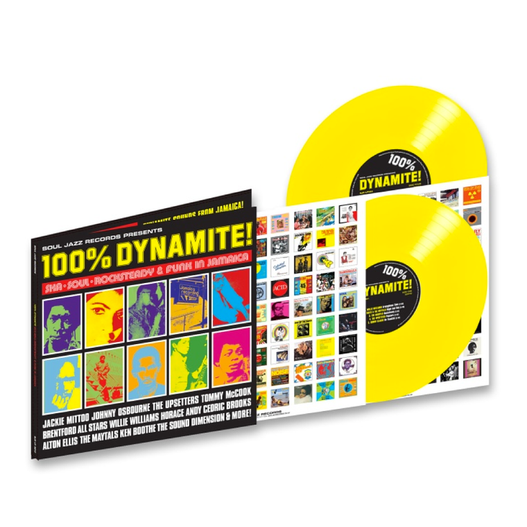 100% Dynamite: Ska, Soul, Rocksteady & Funk in Jamaica / Various 2xLP Yellow Vinyl RSD 2022