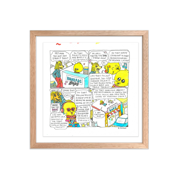 Hey Man You Got Any Steely Dan? / Framed Original
