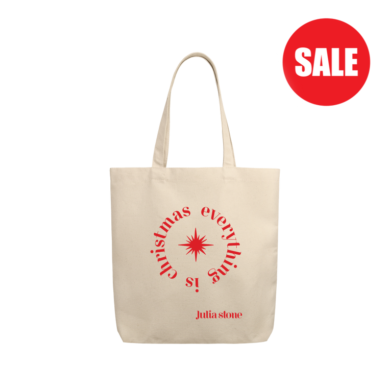 Everything is Christmas / Natural Tote Bag