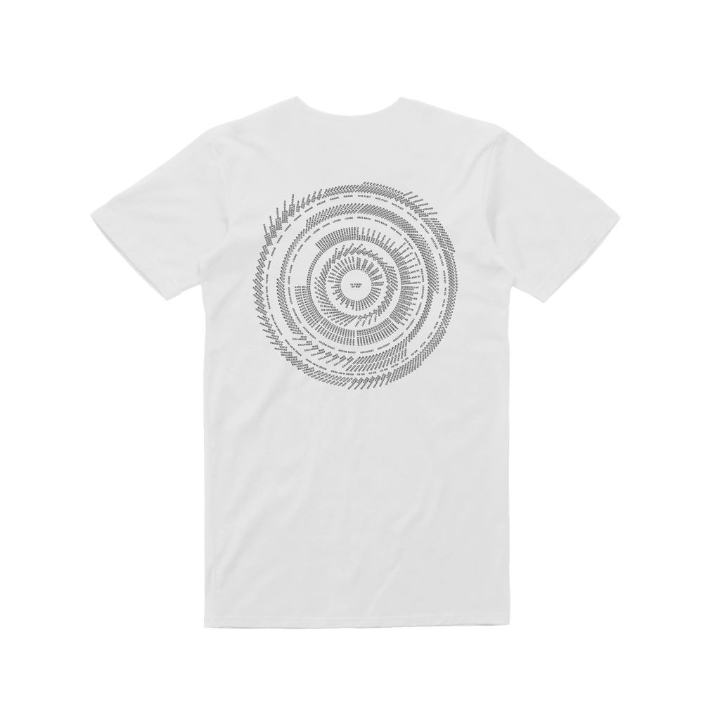 10 Years / White T-shirt