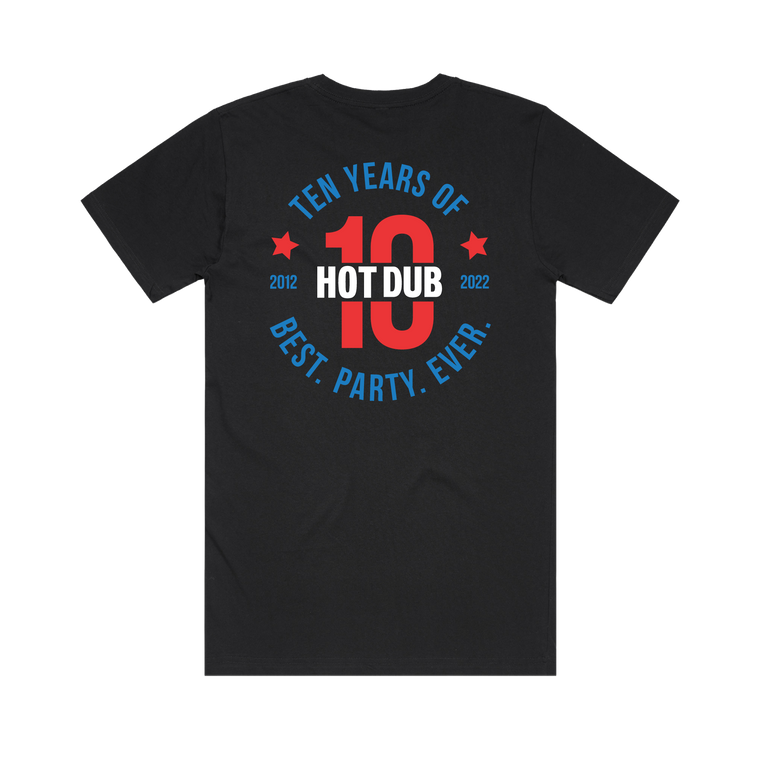 10 Years / Black T-Shirt