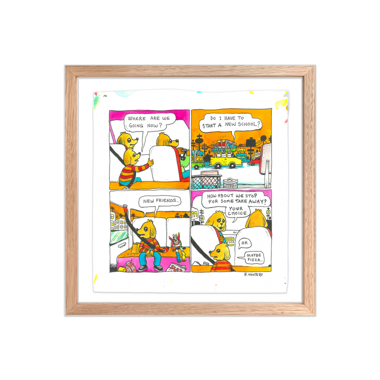 Where Are We Going Now? / Framed Original