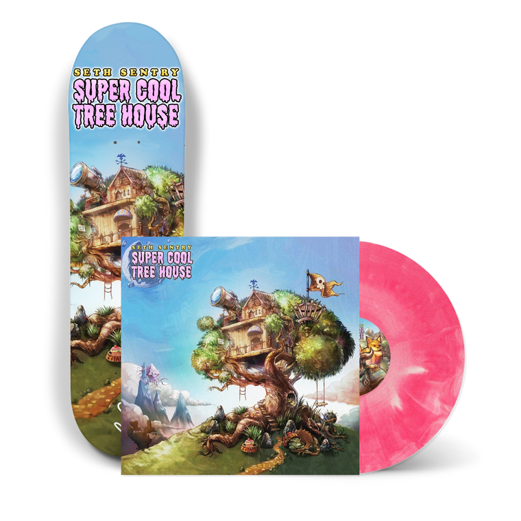 Seth Sentry / Super Cool Tree House / Pink Slime Vinyl + Skate Deck Bundle