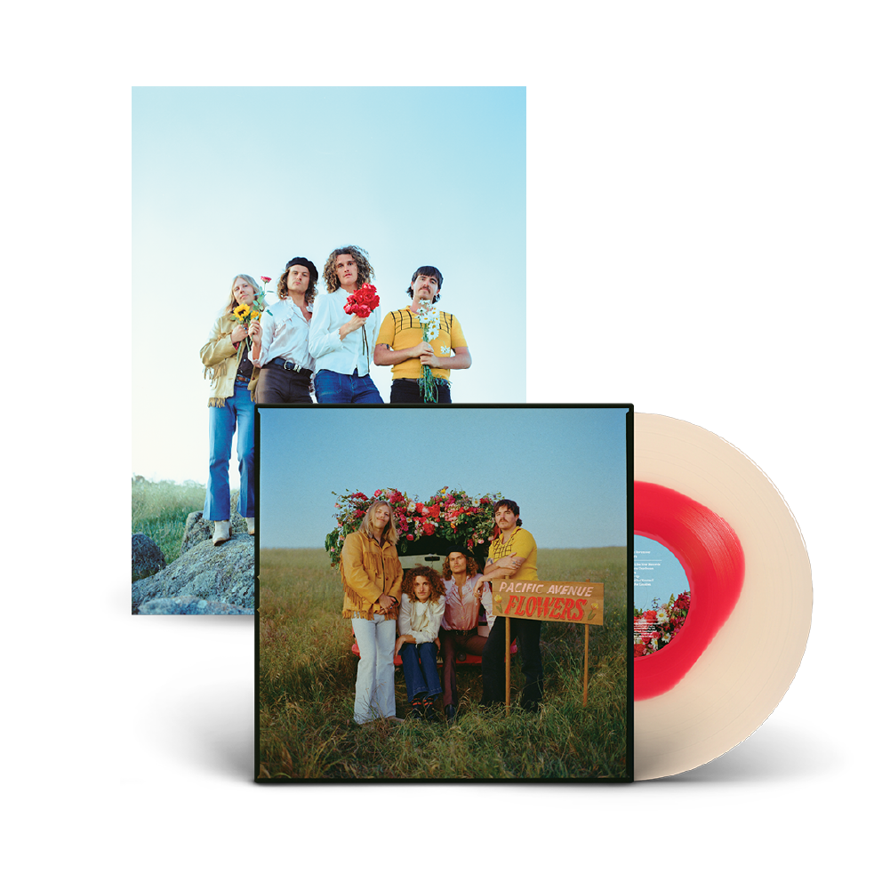 Pacific Avenue / Flowers LP Limited Edition White & Red Vinyl