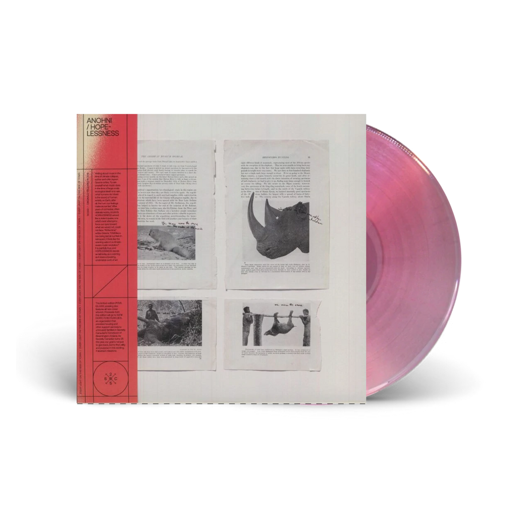 Anohni / Hopelessness LP Pink Glass Vinyl