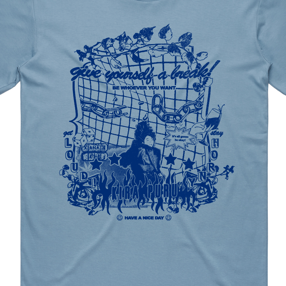 Kira Puru / Affirmations Blue T-Shirt