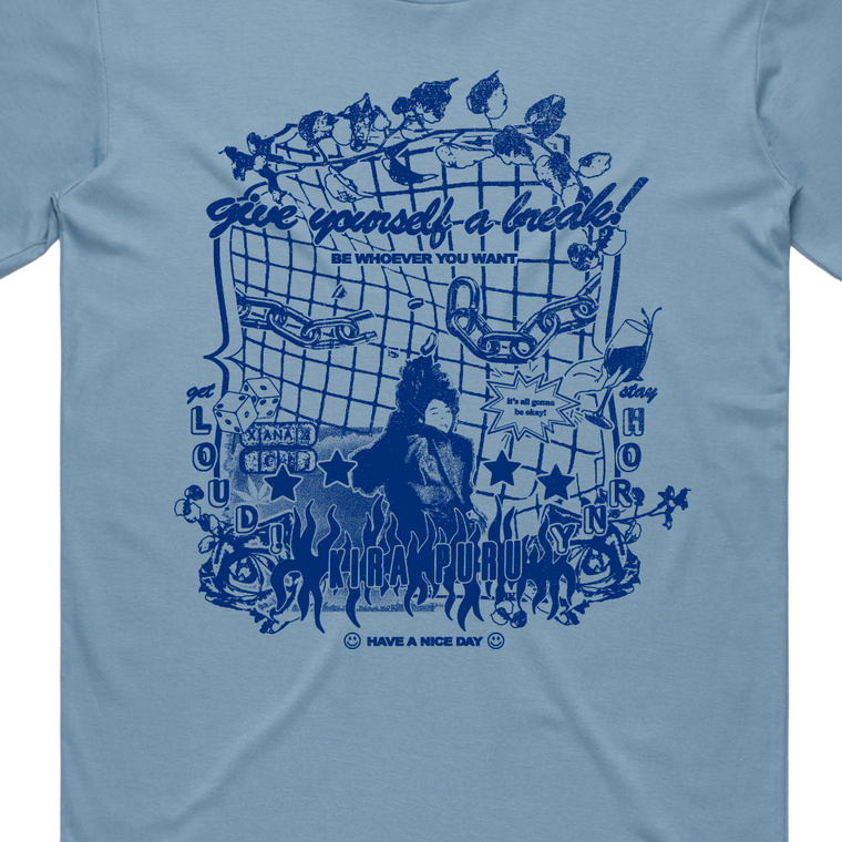 Kira Puru / Affirmations Blue T-Shirt