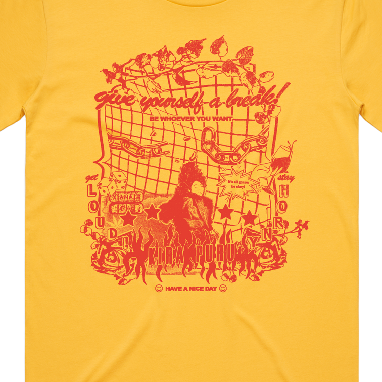 Kira Puru / Affirmations Yellow T-Shirt